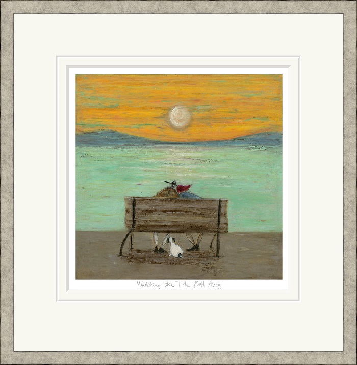 'Watching the Tide Roll Away' Ltd Ed. Signed Mounted Print by Sam Toft (Print) 